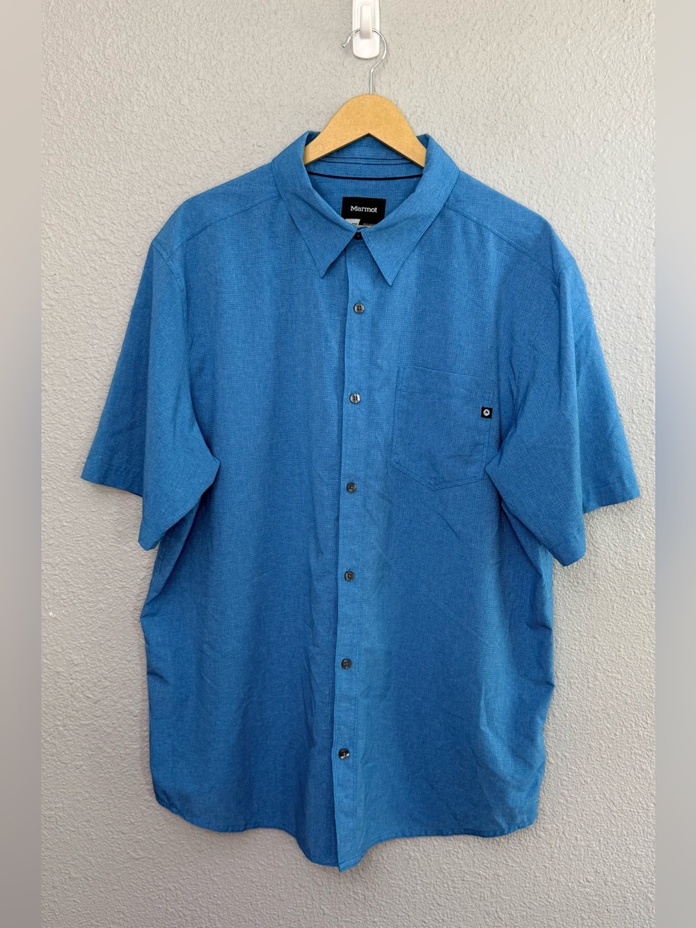 Marmot | Button Down Aerobora | Turkish Tile Blue | Size XXL